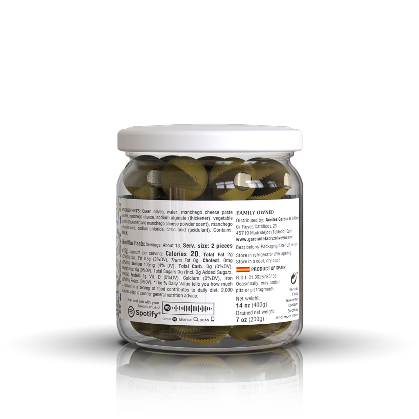 Manchego Cheese Stuffed Olives