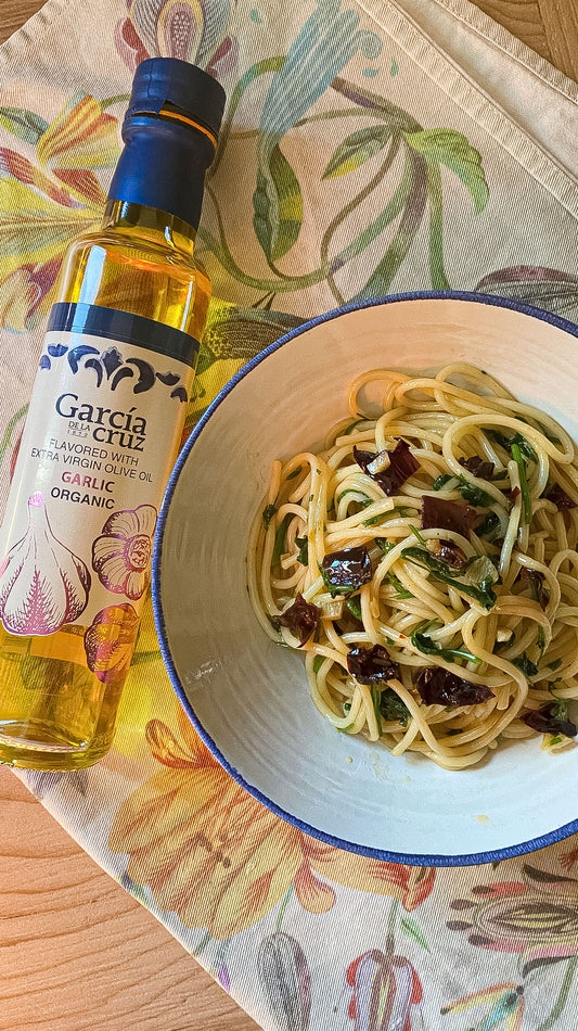 Spaghetti With Extra Virgin Olive Oil Chili And Garlic