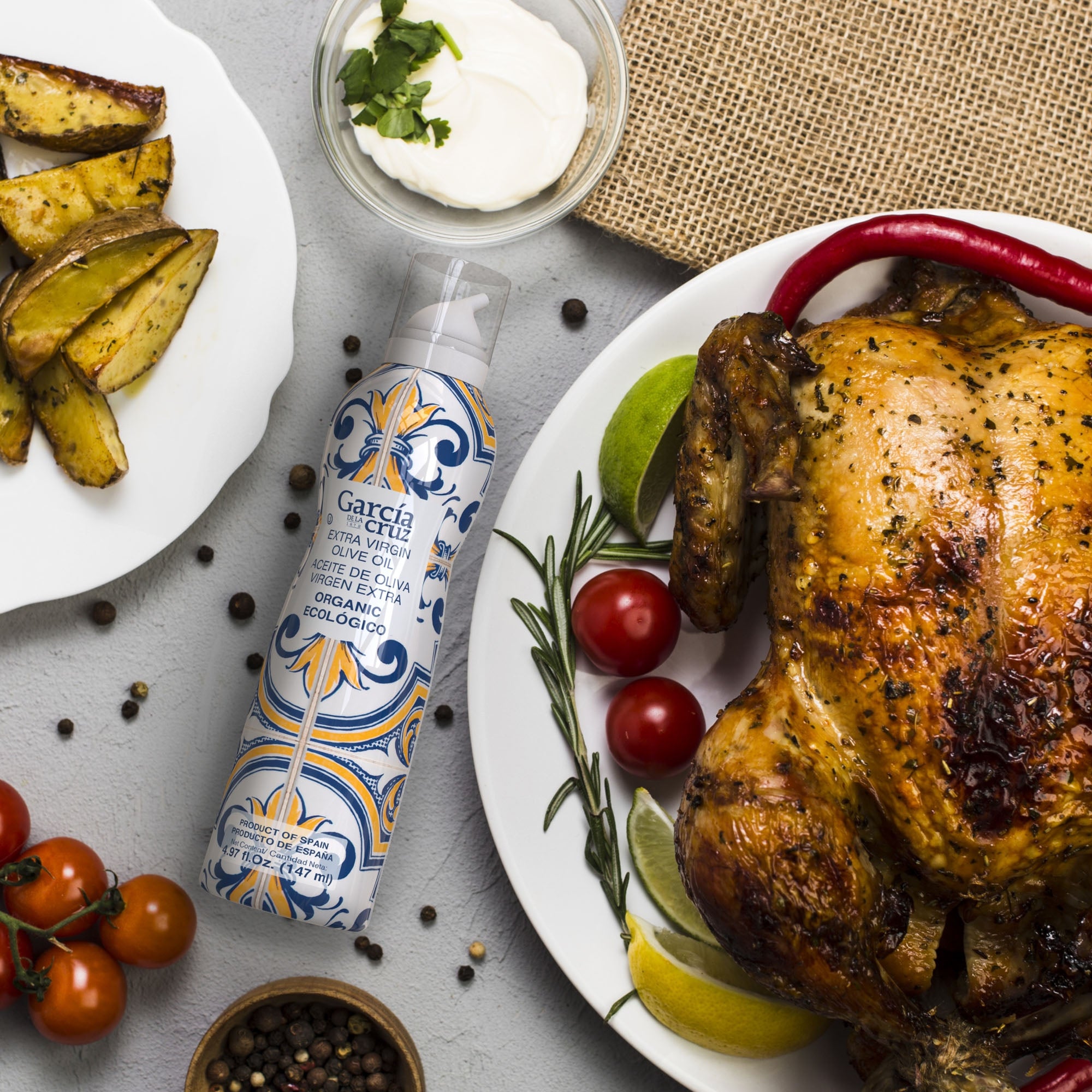 Robust & Balanced Extra Virgin Olive Oil Spray – García de la Cruz