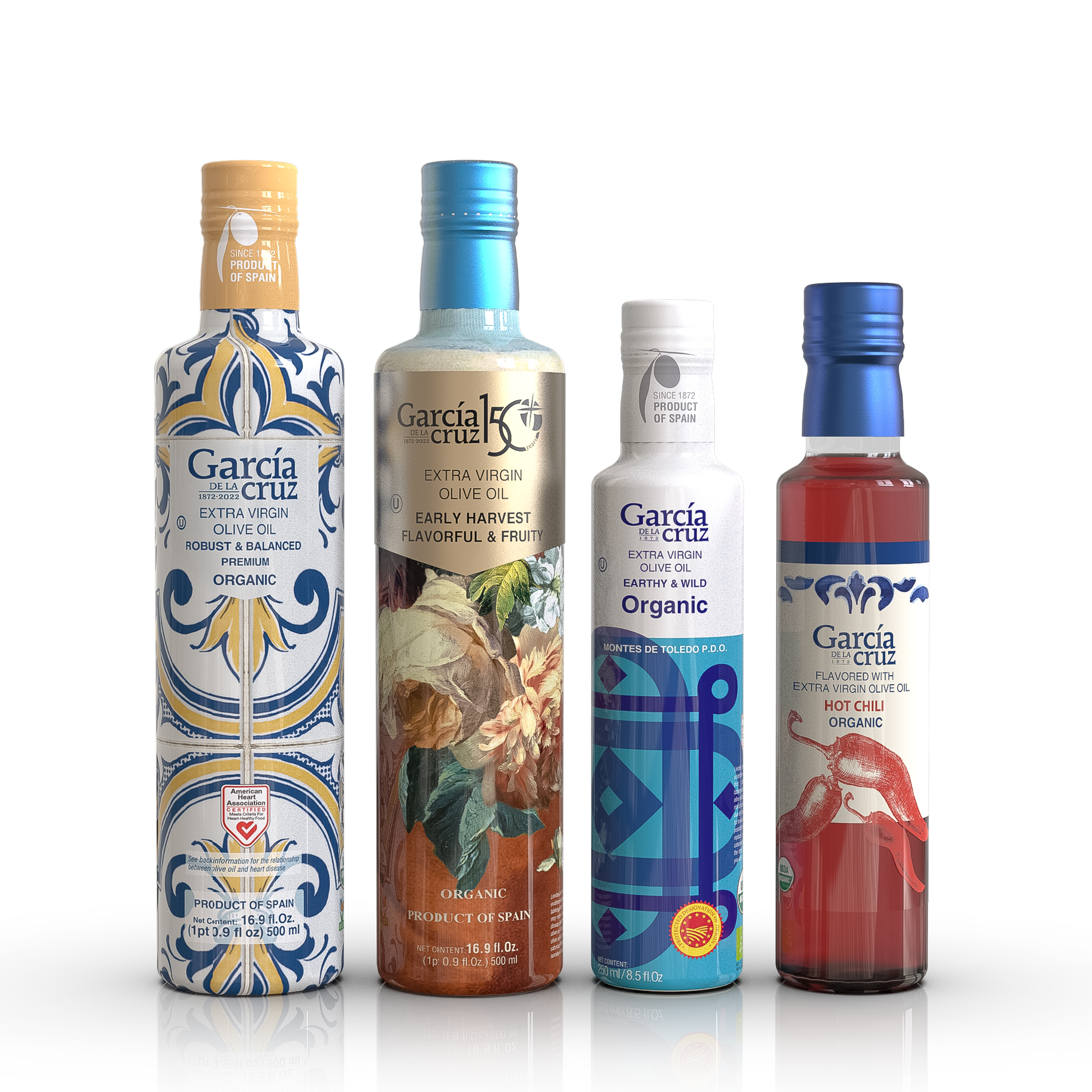 Intense Collection Olive Oil Bundle – Master Miller, Early Harvest, Cornicabra & Chili EVOO