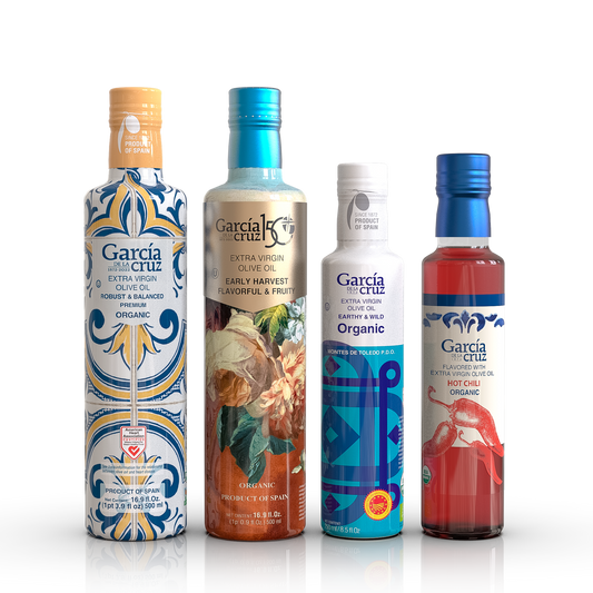 Intense Collection Olive Oil Bundle – Master Miller, Early Harvest, Cornicabra & Chili EVOO