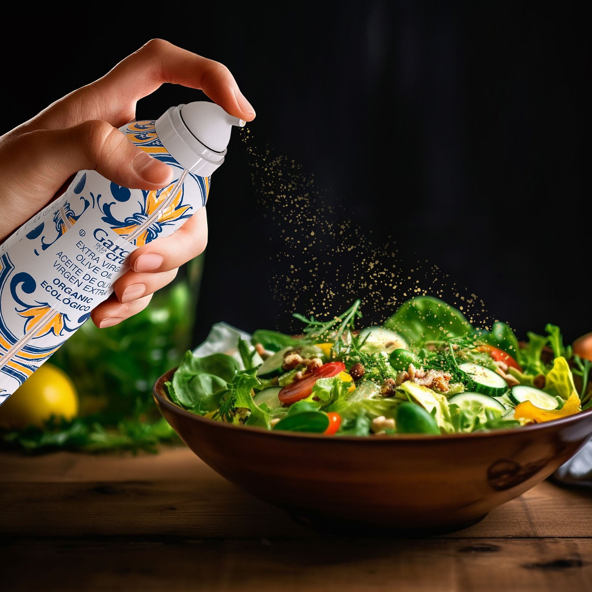 Robust & Balanced Extra Virgin Olive Oil Spray – García de la Cruz