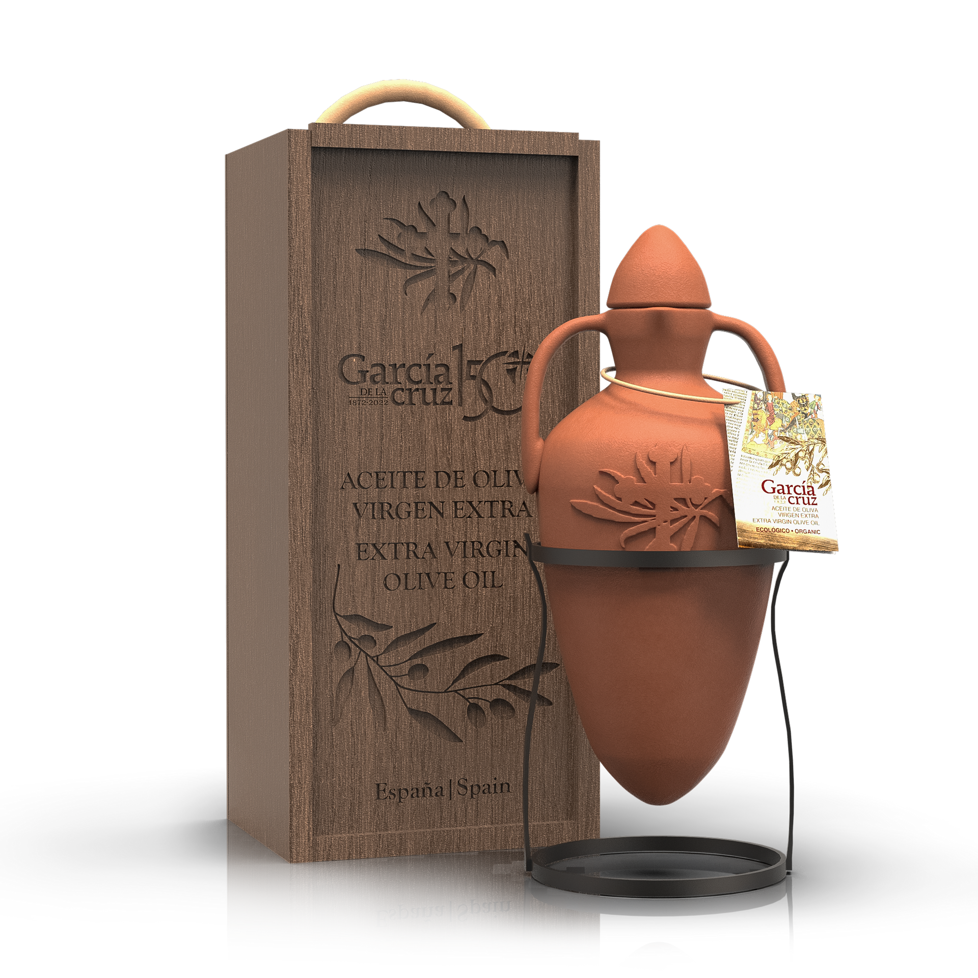 Organic Extra Virgin Olive Oil Amphora - Spain – García de la Cruz