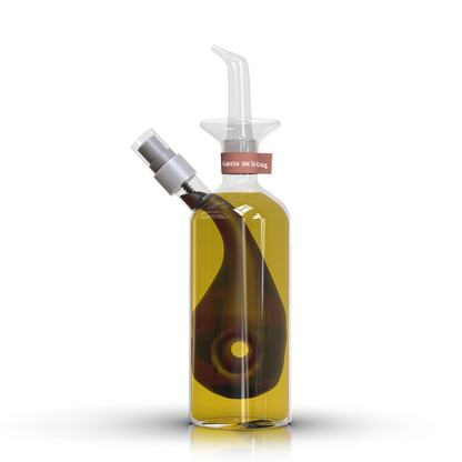 Hand Blown Glass Cruet - Early Harvest