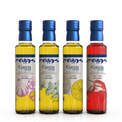 Organic Infused EVOO Gift Set – 4 Pack