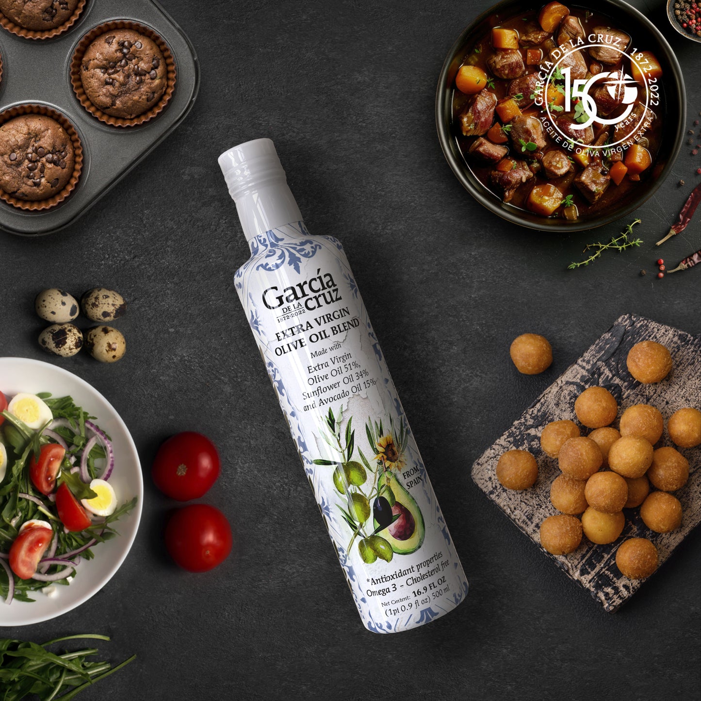 The Family Favorites Bundle: Robust & Balanced EVOO | Mild & Smooth EVOO + Blend Oil