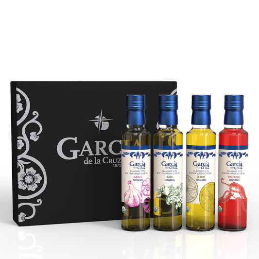Organic Infused EVOO Gift Set – 4 Pack