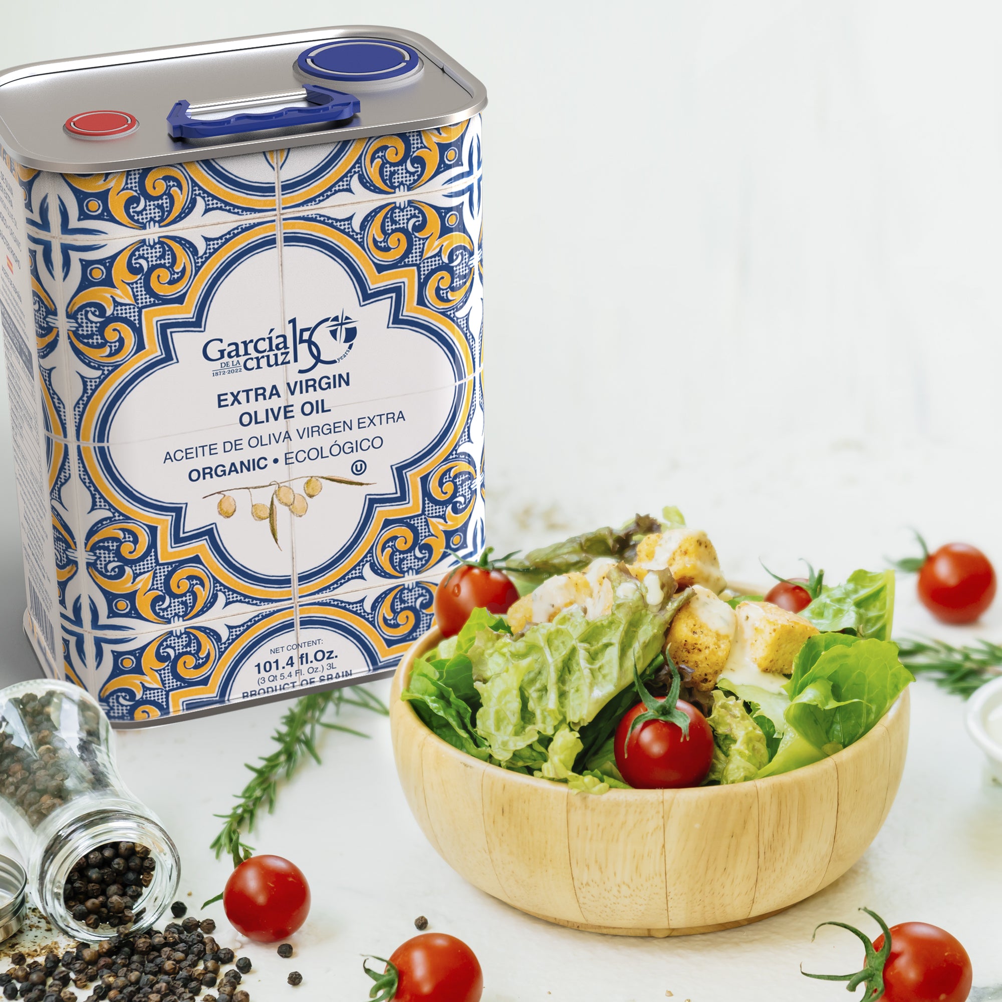 PREMIUM ROBUST ORGANIC - Organic Extra Virgin Olive Oil from Spain