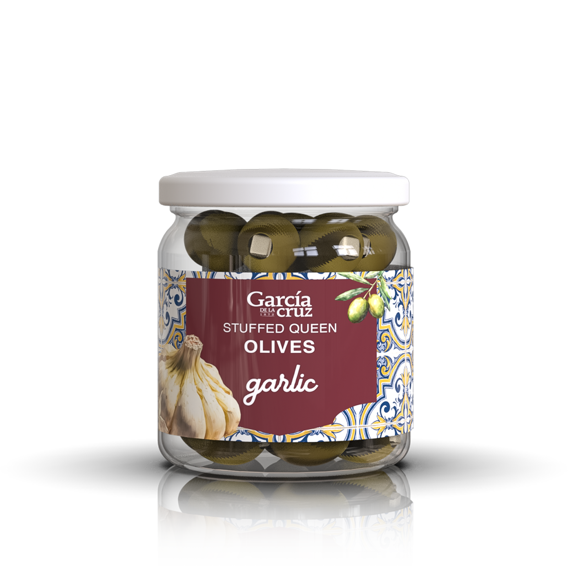 Garlic Stuffed Olives – García de la Cruz Olive Oil