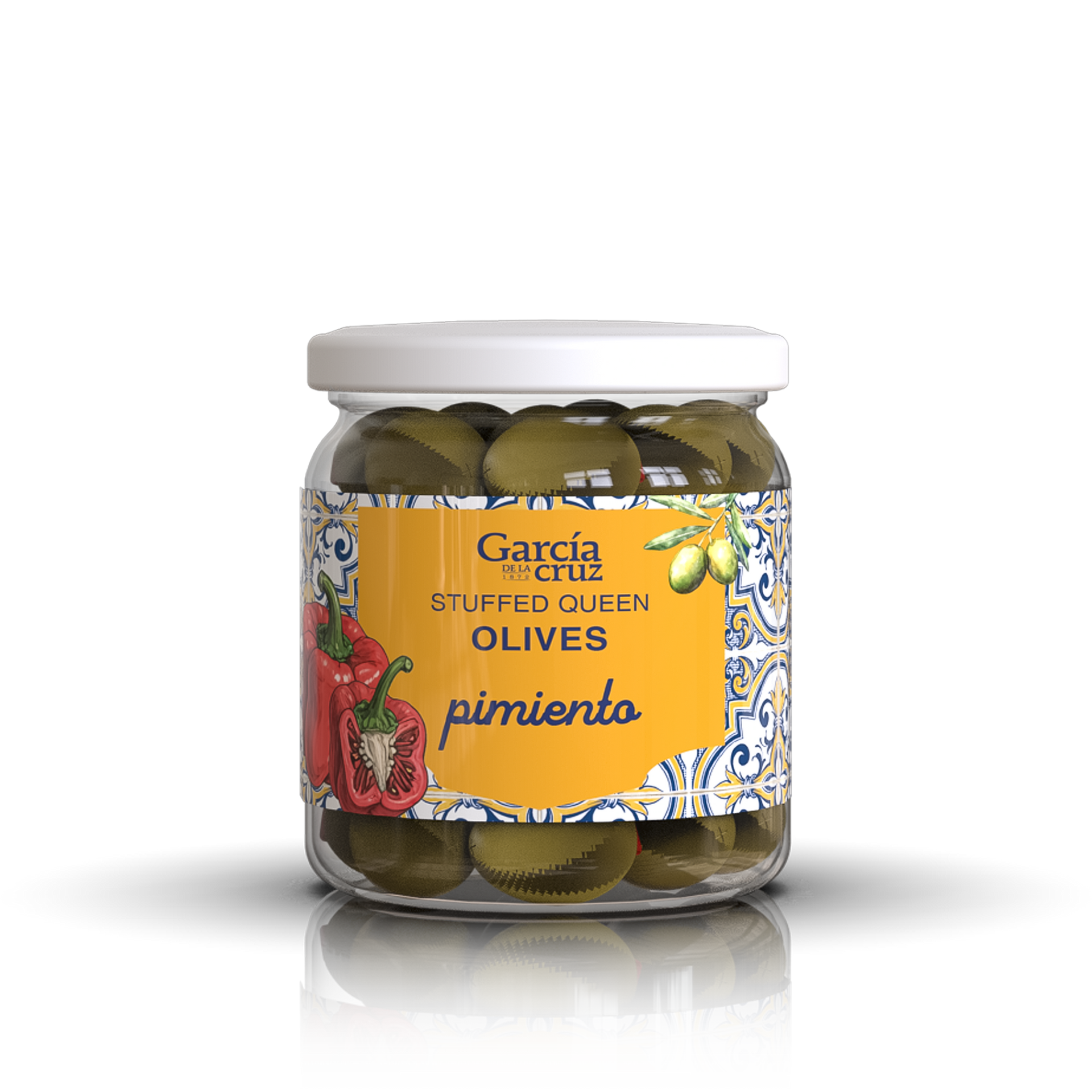 Pimiento Stuffed Olives – García de la Cruz Olive Oil